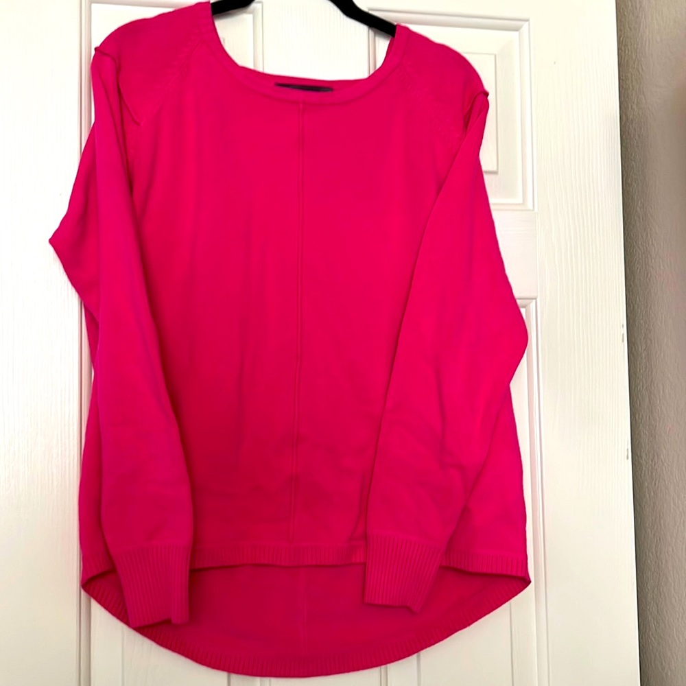 EUC French Connection Pink hi-low sweater